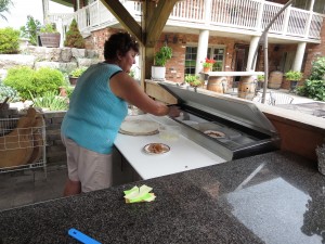 Pat Muscedere Making Pizza